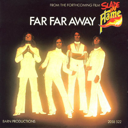 Slade - Far Far Away Vinyl Singles Vinyl Very Good (VG) <br> Hoes Good Plus (G+)
