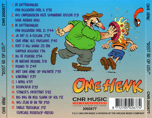 Ome Henk - Rost Er Op Los! (CD) Compact Disc Goede Staat