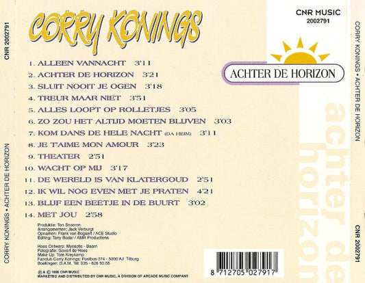 Corry Konings - Achter De Horizon (CD) Compact Disc Vinyl Zeer Goed / Hoesje Goed "VINYLSINGLES.NL"