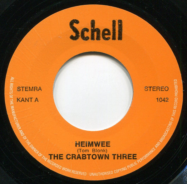 Crabtown Three - Heimwee 33749 Vinyl Singles Goede Staat