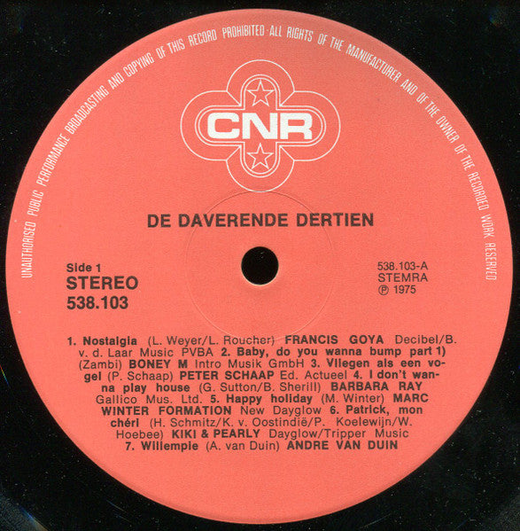 Various - De Daverende Dertien (LP) 49232