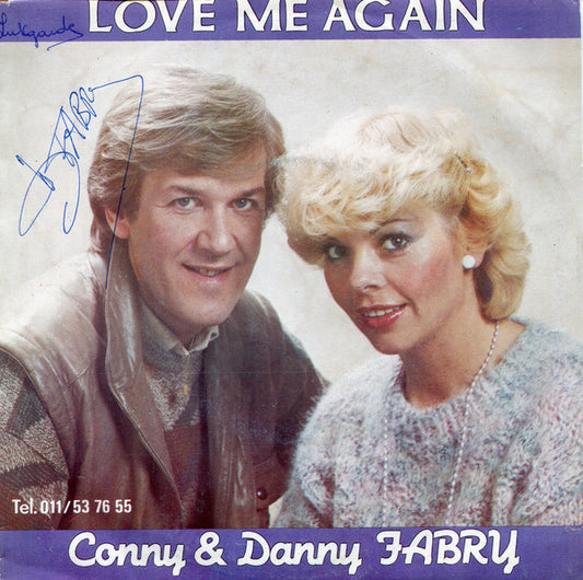 Danny & Conny Fabry, De Danny Fabry Band - Love Me Again 33546 Vinyl Singles Goede Staat