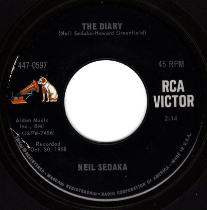 Neil Sedaka - The Diary 17662 Vinyl Singles Goede Staat