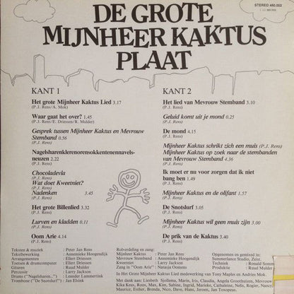 Mijnheer Kaktus - De Grote Mijnheer Kaktus Plaat (LP) 51067 (B) Vinyl LP VINYLSINGELS.NL