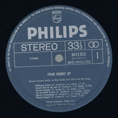 Rob Hoeke And Hein van der Gaag - Four Hands Up (LP) 40990
