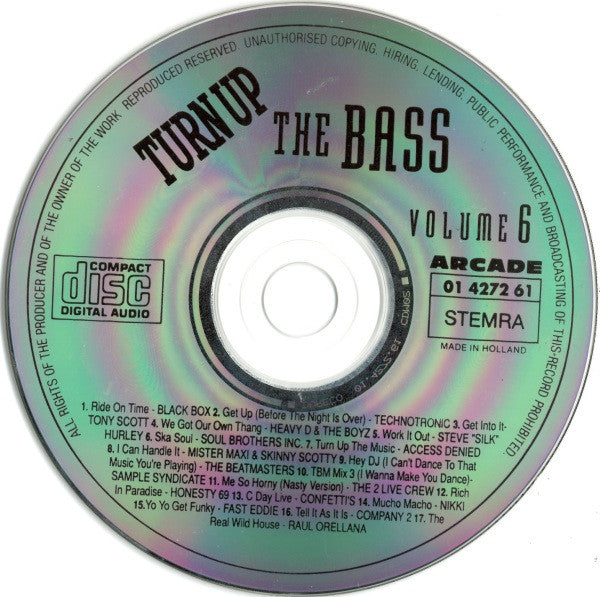 Various - Turn Up The Bass Volume * (CD) Compact Disc Goede Staat