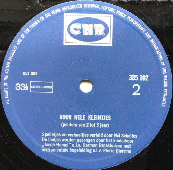 Jacob Hamel - Voor Hele Kleintjes (LP) 40945 Vinyl LP Goede Staat