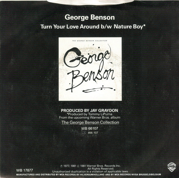 George Benson - Turn Your Love Around 35900 Vinyl Singles Goede Staat