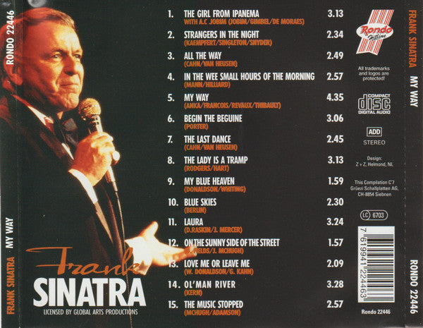 Frank Sinatra - Frank Sinatra - My Way (CD) Compact Disc Goede Staat