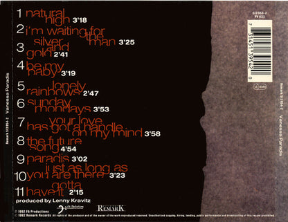 Vanessa Paradis - Vanessa Paradis (CD) Compact Disc Goede Staat