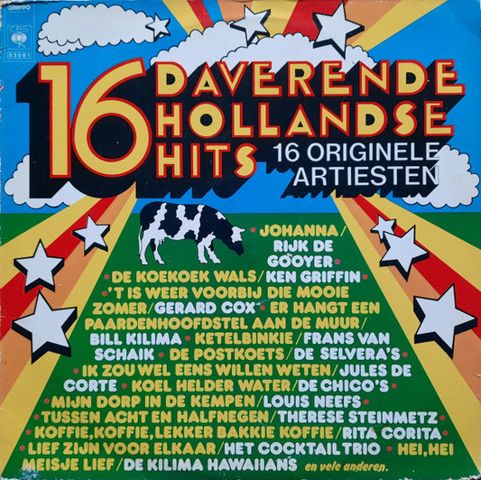 Various - 16 Daverende Hollandse Hits (LP)