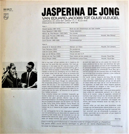 Jasperina Jong - Van Eduard Jacobs Tot Guus Vleugel (LP) 50049 50976 Vinyl LP Goede Staat