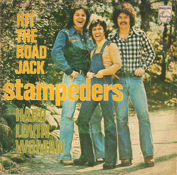 Stampeders - Hit The Road Jack Vinyl Singles Vinyl Very Good (VG) <br> Hoes Good Plus (G+)
