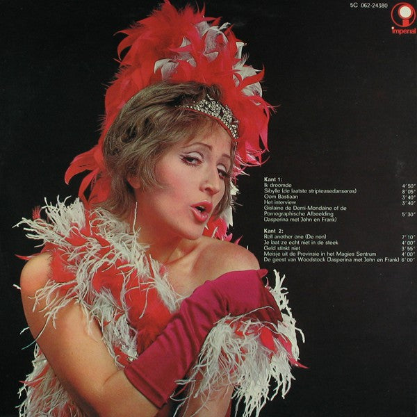 Jasperina De Jong - De Jasperina Show (LP) 52322 Vinyl LP Vinyl Very Good (VG) <br> Hoes Good Plus (G+)