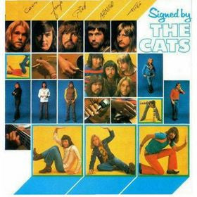 Cats - Signed By The Cats (LP) Vinyl LP Vinyl Very Good (VG) <br> Hoes Good Plus (G+)