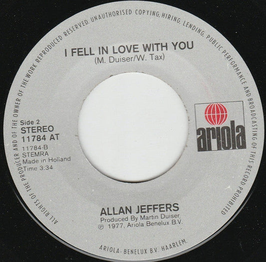 Allan Jeffers - Stop Still 16215 Vinyl Singles VINYLSINGLES.NL