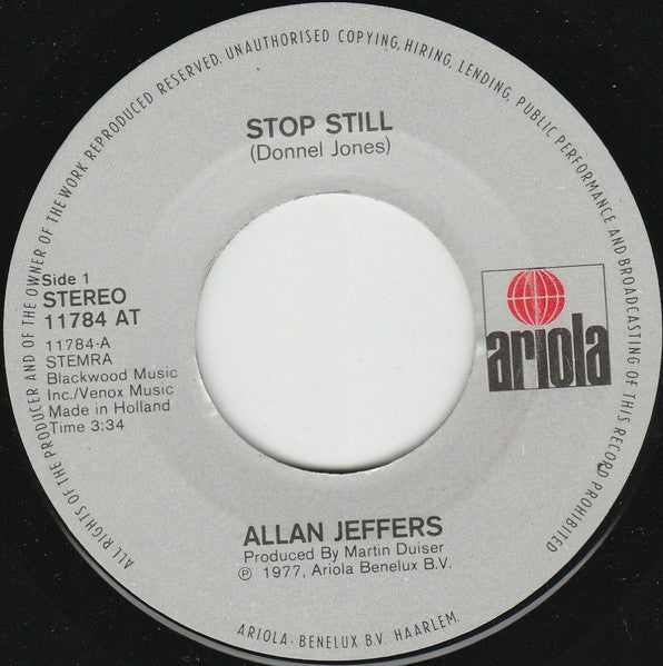 Allan Jeffers - Stop Still 16215 Vinyl Singles VINYLSINGLES.NL