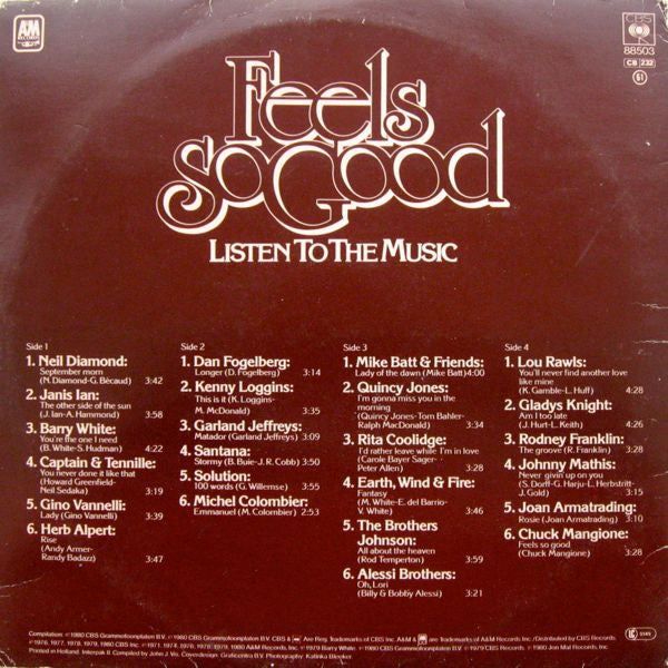 Various - Feels So Good - Listen To The Music (LP) 50923 50923 LP Dubbel Goede Staat