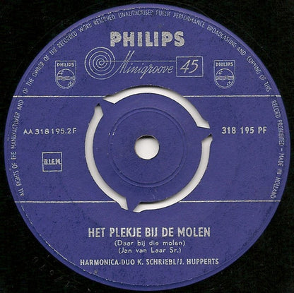 Harmonica Duo K. Schriebl / J. Hupperts - Koekoekwals 18276 Vinyl Singles Goede Staat