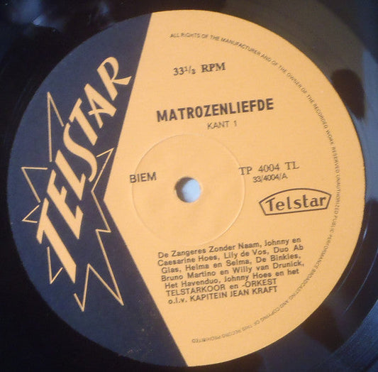 Various - Matrozenliefde (LP) (B-Keus) Vinyl LP Vinyl Zeer Goed / Hoesje Goed "VINYLSINGLES.NL"
