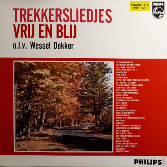 Vrij En Blij o.l.v. Wessel Dekker - Trekkersliedjes (LP) 49609 Vinyl LP Goede Staat