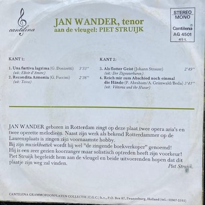Jan Wander - Jan Wander Zingt