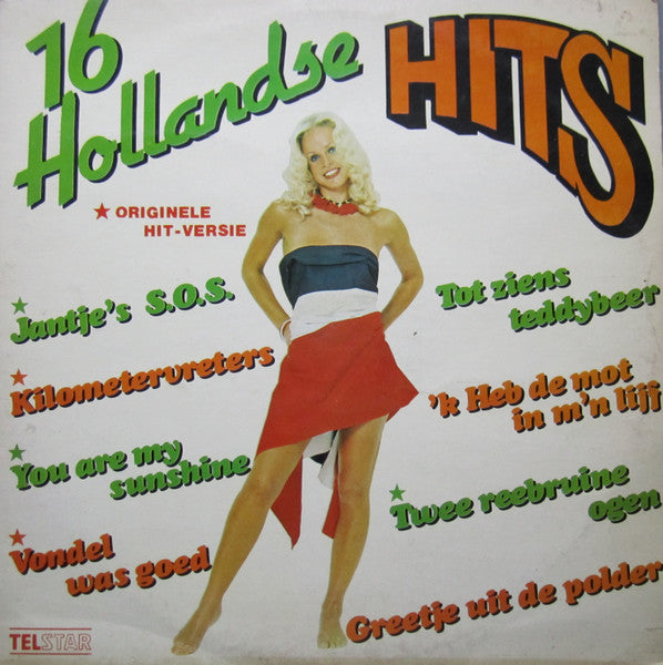 Various - 16 Hollandse Hits (LP) 50407 Vinyl LP Goede Staat