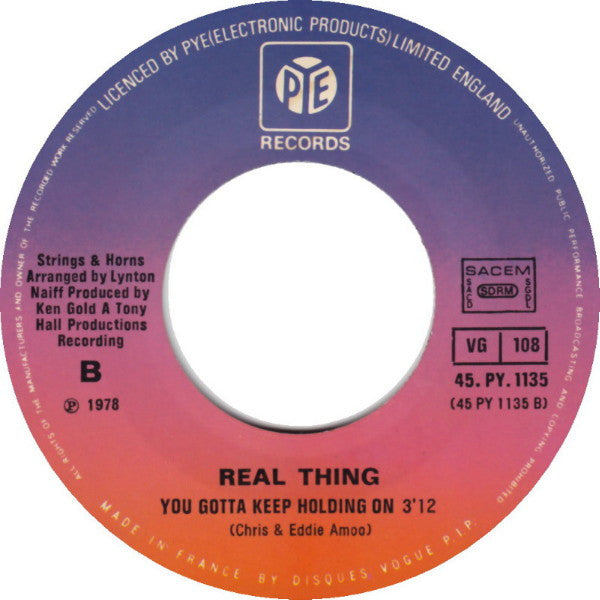 Real Thing - Can You Feel The Force?