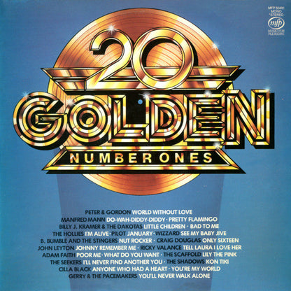 Various - 20 Golden Number Ones (LP) Vinyl LP Vinyl Very Good (VG) <br> Hoes Good Plus (G+)