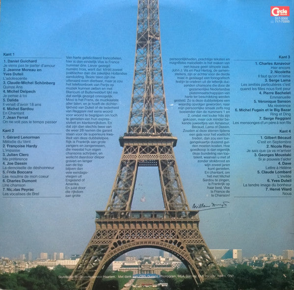 Various - Vive La France 3 - Grote Franse Successen (LP) Vinyl LP Dubbel Vinyl Very Good (VG) <br> Hoes Good Plus (G+)
