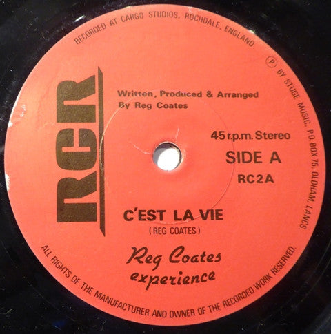 Reg Coates Experience - C'est La Vie Vinyl Singles Vinyl Very Good (VG) <br> Hoes Generic