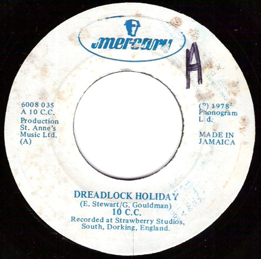 10cc - Dreadlock Holiday 39255 Vinyl Singles Goede Staat