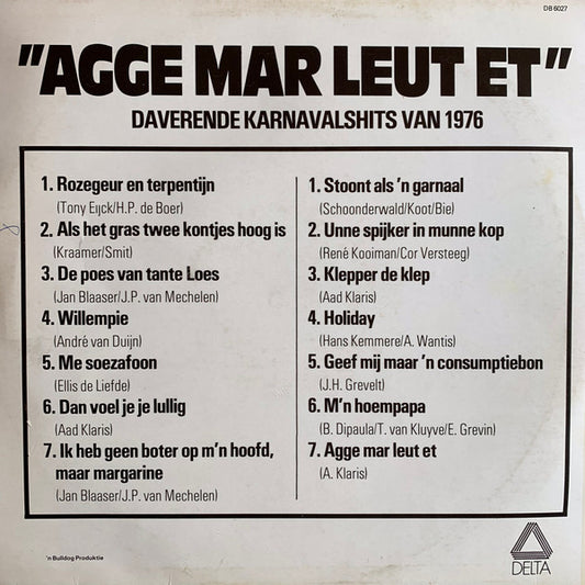 Various - Agge Mar Leut Et (LP) Vinyl LP Vinyl Zeer Goed / Hoesje Goed "VINYLSINGLES.NL"