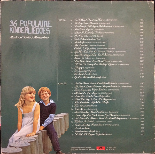 Henk v.d. Velde's Kinderkoor - 36 Populaire Kinderliedjes (LP)