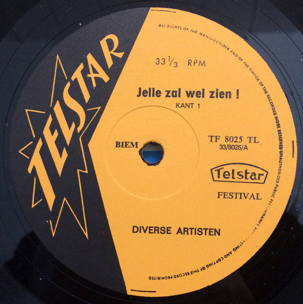 Various - Jelle Zal Wel Zien (LP) (B-Keus)