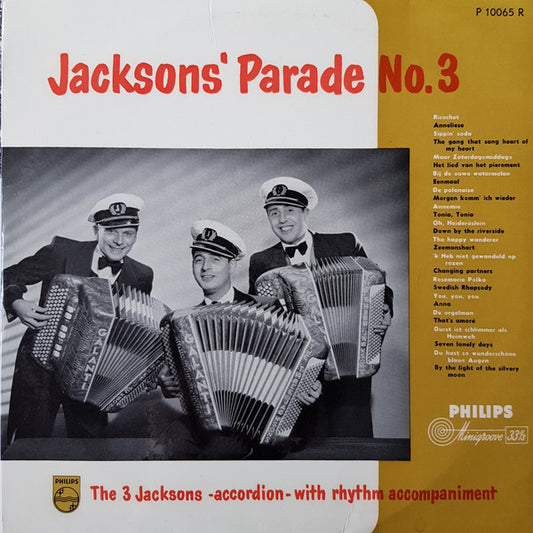 3 Jacksons - Jacksons' Parade No. 3 (10") 50531 Vinyl LP 10" Goede Staat