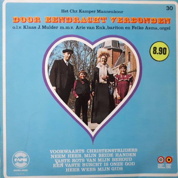 Christelijk Kamper Mannenkoor DEV - Het Chr. Kamper Mannenkoor "Door Eendracht Verbonden" (LP) Vinyl LP Vinyl Very Good (VG) <br> Hoes Good Plus (G+)