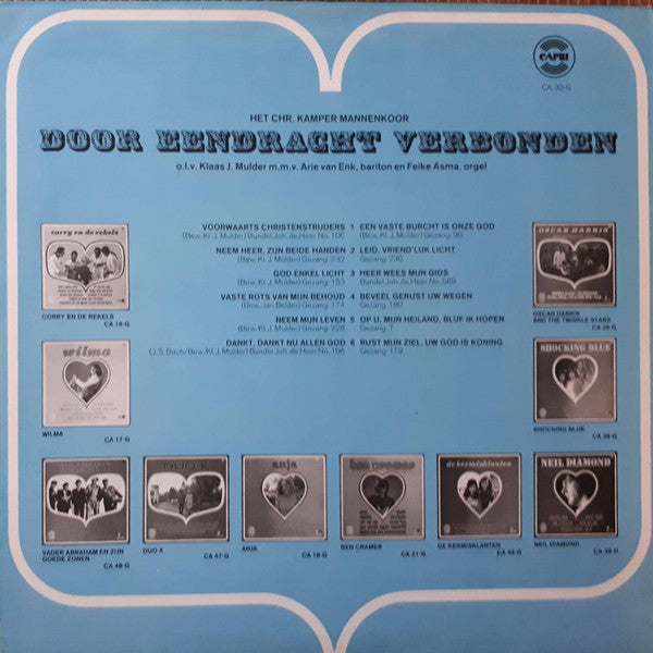 Christelijk Kamper Mannenkoor DEV - Het Chr. Kamper Mannenkoor "Door Eendracht Verbonden" (LP) Vinyl LP Vinyl Very Good (VG) <br> Hoes Good Plus (G+)