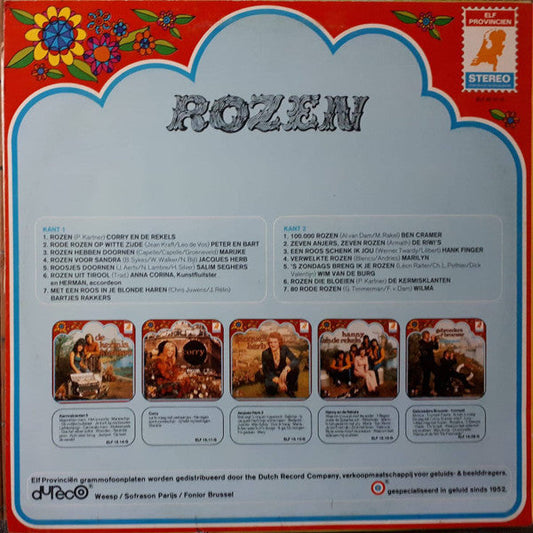 Various - Rozen (LP) Vinyl LP Vinyl Zeer Goed / Hoesje Goed "VINYLSINGLES.NL"