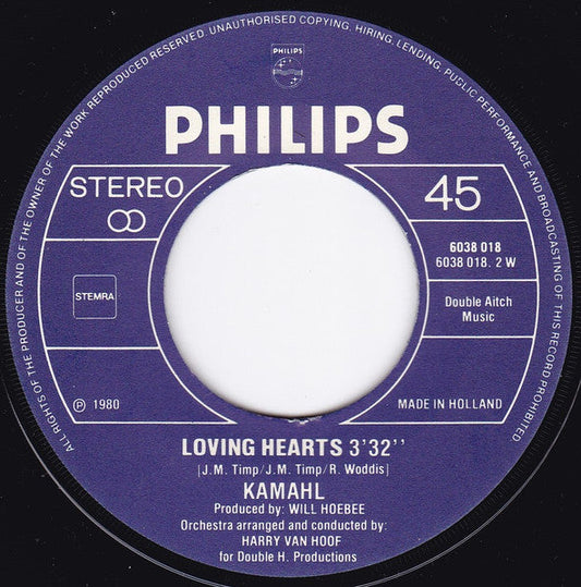 Kamahl - Save The Whale Vinyl Singles Vinyl Zeer Goed / Hoesje Generic "VINYLSINGLES.NL"