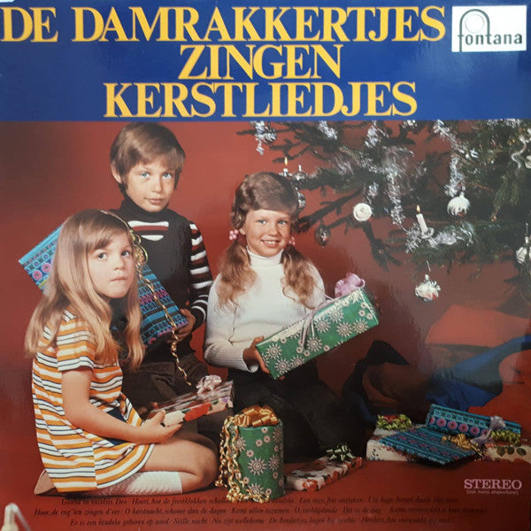 Damrakkertjes - Zingen Bij De Kerstboom (LP) Vinyl LP Vinyl Very Good (VG) <br> Hoes Good Plus (G+)