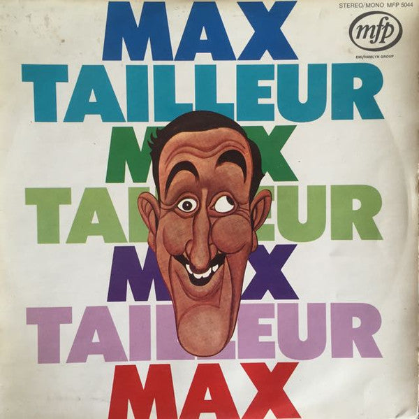 Max Tailleur - 12½ Jaar Doofpot (LP) Vinyl LP Vinyl Very Good (VG) <br> Hoes Good Plus (G+)