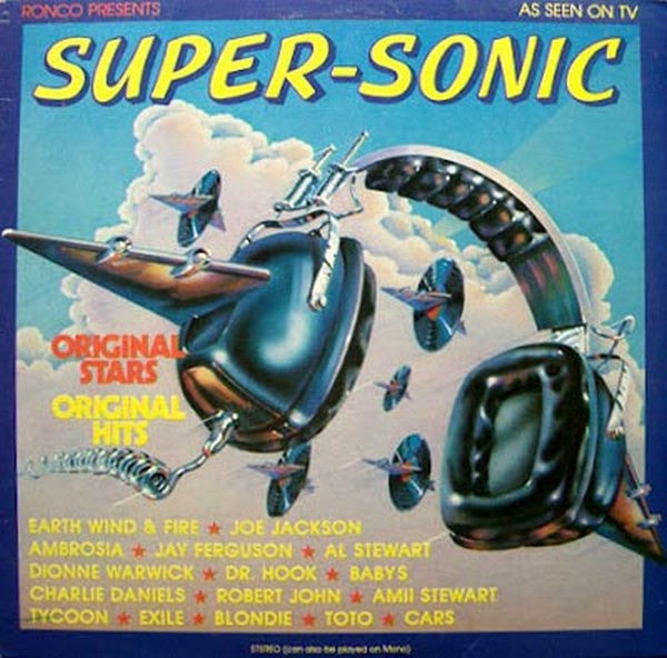 Various - Super-sonic (LP) Vinyl LP Vinyl Very Good (VG) <br> Hoes Good Plus (G+)