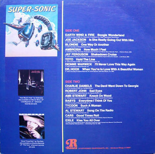 Various - Super-sonic (LP) Vinyl LP Vinyl Zeer Goed / Hoesje Goed "VINYLSINGLES.NL"