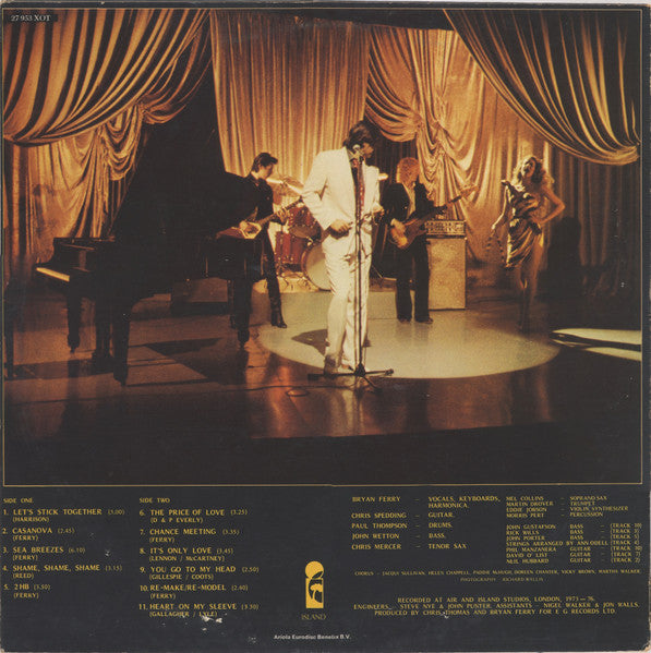 Bryan Ferry - Let's Stick Together (LP) Vinyl LP Vinyl Goed / Hoesje Goed "VINYLSINGLES.NL"