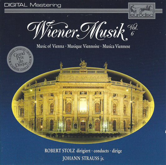 Robert Stolz, Johann Strauss Jr. - Wiener Musik Vol. 6 (CD) Compact Disc Goede Staat