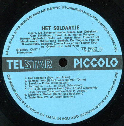Various - Het Soldaatje En Nog Meer Hollandse Hits (LP) 52189