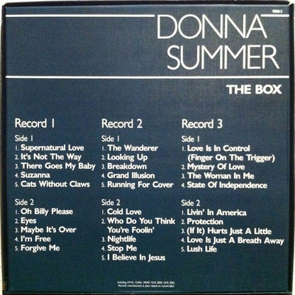 Donna Summer - The Box (LP) Vinyl LP Box Vinyl Goed / Hoes Zie Foto