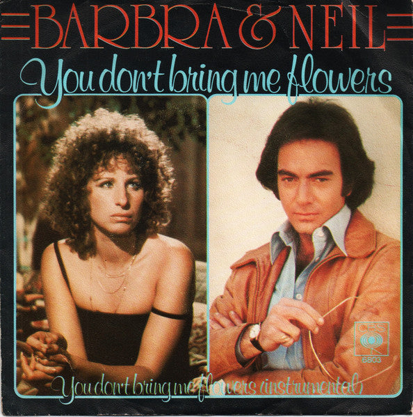 Barbra Streisand & Neil Diamond - You Don't Bring Me Flowers 38508 Vinyl Singles VINYLSINGLES.NL