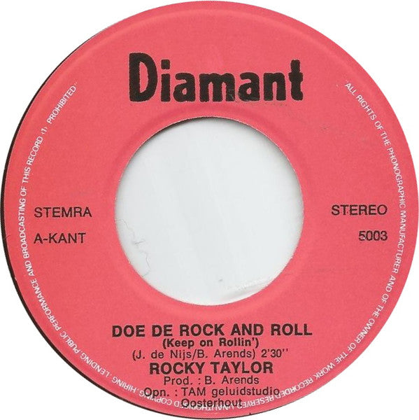 Rocky Taylor - Doe De Rock And Roll 33159 Vinyl Singles Goede Staat